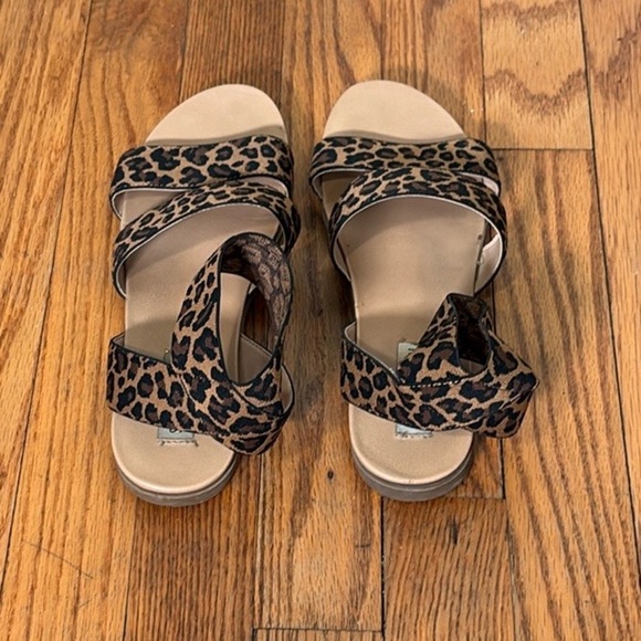 Steve Madden Effie Sandal cheetah Leopard print size 7.5 - Picture 3 of 8